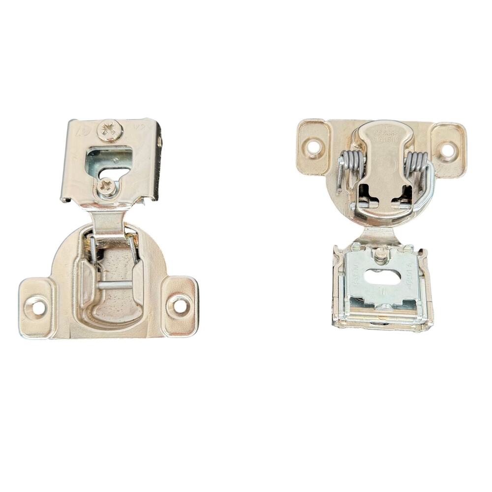 Pair Of Blum Compact 38N Cabinet Hinges 1/2" Overlay Soft Close 105 Degree Set 2